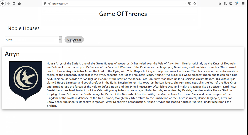 Blazor WASM Application